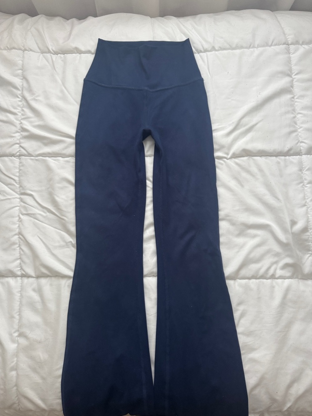Hollister High-Waist Navy Flare Leggings
